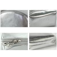 Grande capacité PU sac cosmétique ensemble voyage toilette stockage argent paillettes mignon maquillage pochette pour sac à main Portable organisateur