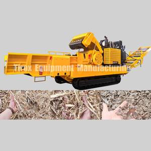 Trituradora de asfalto montada en pista Zhangsheng, trituradora de madera móvil de gran capacidad con nuevo componente de núcleo de motor - Product Image 1