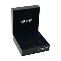 Boîte d'emballage cadeau magnétique rigide de style forme de livre noir avec logo personnalisé avec insert en mousse