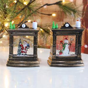 Nuevas Llegadas: Luces LED Mini Chimenea de 1L Blanco Cálido con Agua, Luces LED Decorativas de Mesa para Navidad y Decoración Festiva del Hogar - Product Image 1