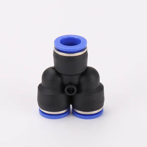 Raccord en T à connexion rapide PY pour composants pneumatiques, tube PU de 8 mm, raccord en T réducteur PW10 et PY4 - Pièces pneumatiques à diamètre égal - Product Image 3