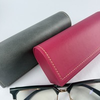 Étui à lunettes fait main sur mesure SG310 en PU, le plus vendu, pour le rangement sur bureau et la vente au détail (cadeau)