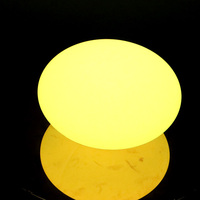 Galets lumineux, pierres de forme spéciale, lampes avec télécommande LED à changement de couleur, alimentées par batterie, utilisation hôtelière, matériau ABS