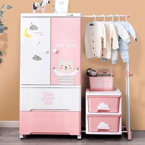 Meuble de <span class=keywords><strong>rangement</strong></span> populaire pour la maison, <span class=keywords><strong>5</strong></span> niveaux, 40 cm, avec poteau à linge, <span class=keywords><strong>tiroirs</strong></span> en plastique pour bébé - Product Image 2