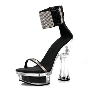 Sandales <span class=keywords><strong>à</strong></span> plateforme <span class=keywords><strong>à</strong></span> bride fine et <span class=keywords><strong>à</strong></span> bout ouvert de style romain, imperméables, sexy, pour <span class=keywords><strong>la</strong></span> scène, le club, <span class=keywords><strong>la</strong></span> reine de <span class=keywords><strong>la</strong></span> nuit - Product Image 2