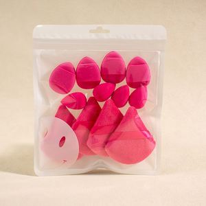 Ensemble de 12 houppettes unies en forme de pouce, éponges de maquillage hydrophiles sans latex pour le visage et les fards à joues - Product Image 3