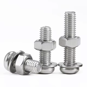 Viti a <span class=keywords><strong>Croce</strong></span> con <span class=keywords><strong>Testa</strong></span> Tonda e Guarnizione in Acciaio Inox 304 di Alta Qualità, Made in China - Product Image 4