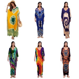 Nuova Abaya Musulmana Africana alla Moda, Ampia e Casual, con Stampa Elegante e Diamanti, <span class=keywords><strong>Abbigliamento</strong></span> Femminile Molto Richiesto - Product Image 1