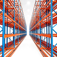 Étagère de stockage robuste pour système de rayonnage de palettes, unité d'étagère en acier pour la manutention des marchandises et les centres logistiques