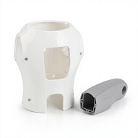 Pièces de coque de robot moulées par injection sur mesure, boîtier de robot humanoïde de service en plastique technique PC ABS, OEM