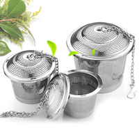 Infuseur à thé portable en acier inoxydable 304 - Filtre à mailles réutilisable avec système de verrouillage