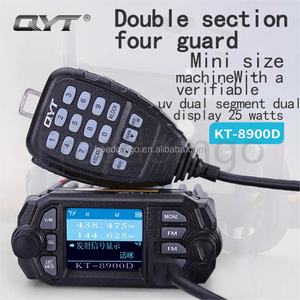 Radio mobile QYT KT-8900D, double bande, 25W, VHF UHF, longue portée, émetteur-récepteur amateur, mini radios de voiture, écran quad - Product Image 2
