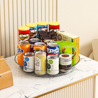 Organizador Giratorio Transparente Lazy Susan, 360° °   Estante Giratorio para Especias para Armario de Cocina, Despensa, Encimera, Almacenamiento en Refrigerador