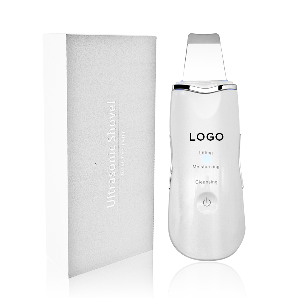 Портативная электрическая машина для удаления омертвевшей кожи лица, Профессиональная Ультразвуковая ультразвуковая машина для очистки лица, шпатель для скруббера кожи