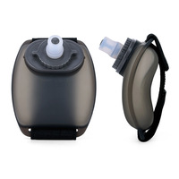 Bouteille d'eau de sport d'extérieur, gourde de poignet, course à pied, équitation, fitness, escalade, bouteille d'eau en silicone portable, gourde souple, pack d'hydratation