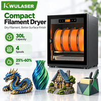 Armoire de séchage de filament pour imprimante 3D à condensation semi-conductrice avec écran tactile, moniteur d'humidité et support indépendant pour PLA, PETG, ABS, TPU