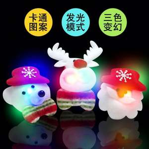 Pulsera Luminosa de Papá Noel con Anillo Brillante, Funciona con Batería, Clasificación IP67, DC 12V, Juguete Navideño para Niños, Regalo Festivo para Estudiantes - Product Image 3