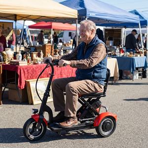 Trottinette électrique auto-équilibrante abordable et économique avec tableau de bord clair pour les visites des marchés aux puces du week-end - Product Image 4