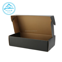 Paquet de 30 boîtes de déménagement logistique en carton ondulé épais demi-hauteur 13*10*2 pouces boîtes en papier d'emballage express livraison dure