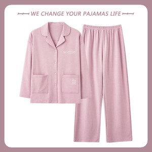 <span class=keywords><strong>Pigiama</strong></span> da <span class=keywords><strong>Donna</strong></span> 100% Cotone Stile Coreano Carino con Maniche Lunghe per Primavera e Autunno - Product Image 6