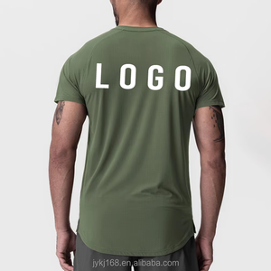 T-shirt da Palestra Personalizzata con Logo Riflettente, in Rete Traspirante, Asciugatura Rapida, Maglietta da Corsa Perforata al Laser - Product Image 4
