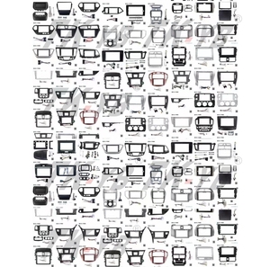 Dịch vụ in logo tùy chỉnh màu sắc đa chức năng trên bảng điều khiển trung tâm ô tô của nhà sản xuất OEM, dành cho khung đầu đĩa DVD - Product Image 5