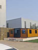 Maisons en structure acier extensible sur mesure WANHAI - Conception respirante, cadre en acier galvanisé, installation facile, entrée durable