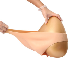 Drag Queen Triangle Fesses en silicone avec <span class=keywords><strong>faux</strong></span> pantalon court en silicone CrossDresser Man Shapewear Bbl Fake Transgende Breast Form - Product Image 3