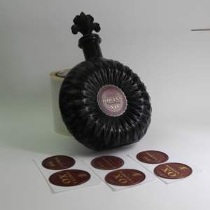 Etiquetas adhesivas para botellas de vino con logotipo personalizado, marca adhesiva Noble elegante para embalaje de bebidas, acabado de cuero especial Popular <span class=keywords><strong>XO</strong></span> - Product Image 1