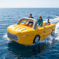 Offre Spéciale – Bateau Gonflable Remorquable Jaune 4,8x3,1m pour 4 Personnes – Idéal pour Sports Nautiques, Activités de Team Building et Divertissement Commercial – Qualité Professionnelle