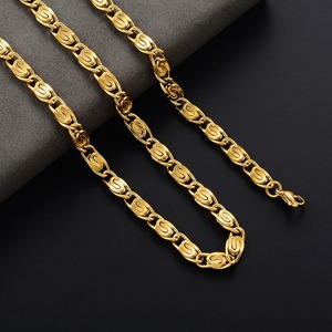 Collier Hip Pop en acier inoxydable pour femmes et hommes, chaîne torsadée, collier ras du cou, chaîne trombone, accessoires de bijoux pour le cou - Product Image 1