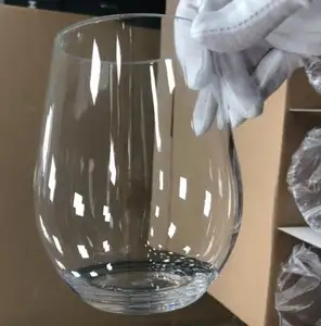 Vasos de plástico de policarbonato para beber, copa de vino tinto sin tallo, aptos para lavavajillas, 100% Tritan