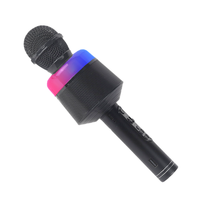 Service OEM, micro karaoké KG30 avec lumières RGB pour haut-parleur, microphone sans fil portable tout-en-un, batterie 1200 mAh (3-4 heures)