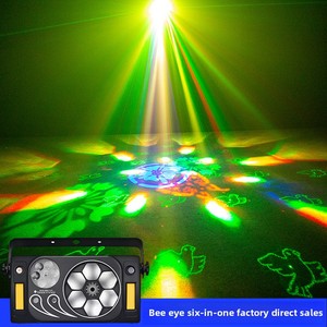 Bee Eye Five-In-One RGBW Patrón Cabeza móvil LED Luz de escenario para KTV Disco <span class=keywords><strong>Color</strong></span> blanco DMX512 Control Entretenimiento transfronterizo - Product Image 6