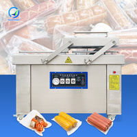 Machine industrielle d'emballage sous vide à double chambre pour sachets d'ail pelé OCEAN et emballages de riz, scelleuse sous vide pour la viande