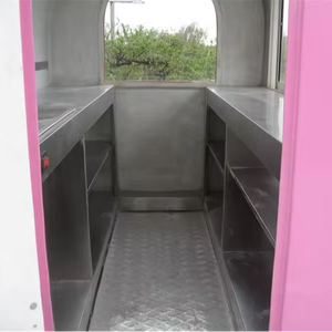 עגלת מזון ניידת 2024 KN-220H מטבח רחוב חיצוני גלידה עגלת עגלת נקניקיות נגרר לממכר פיצה - Product Image 5