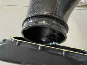 Hoge Kwaliteit Grote Motorkap Inlaatpijp Koolstofvezel Inlaatspruitstuk Voor Ferrari 458 488 Luchttank Inlaatpijp - Product Image 4