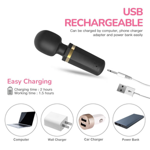 휴대용 실리콘 미니 AV 미니 마사지 완드 여성 자위기구 전기 릴렉스 마사지기 성인용품 여성용 - Product Image 5