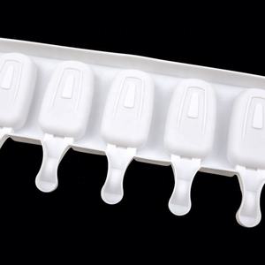 8 trous ellipse gros crème glacée Popsicle moules moule à crème glacée de qualité alimentaire silicone pas estampillé bpa gratuit main faire glace <span class=keywords><strong>crea</strong></span> - Product Image 5