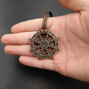 Ciondolo a Forma di Timone Vichingo con Simbolo di <span class=keywords><strong>Odino</strong></span> su Entrambi i Lati, Amuleto Nordico, Collana <span class=keywords><strong>da</strong></span> Uomo, Talismano, Regalo, Gioiello - Product Image 6
