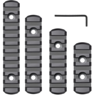 TYPHON Accessoires tactiques en nylon Clé à vis à écrou en T réglable à 5 11 fentes Compatible Slots Écrou en T en plastique