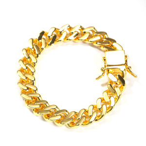 Chuwi — Bracelet à mailles cubaines 12mm, bijoux en alliage de Zinc, strass en alliage de Zinc, <span class=keywords><strong>Miami</strong></span>, unisexes pour hommes et femmes, bon marché - Product Image 6