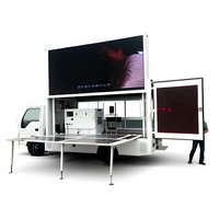 Truk Display seluler LED SUZU 1 BARU | Van iklan LED Full HD luar ruangan untuk dijual di Arab Saudi/Afrika