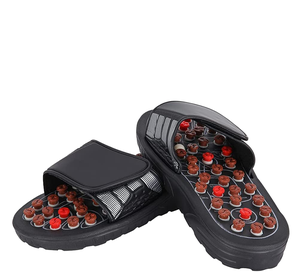 silicone massage column Acupressure <b>Foot</b> <b>Massager</b> Acupoint Reflexology Stimulation Massage Slippers Shoes S/M/L/XL - Product Image 1