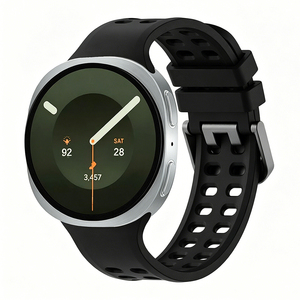 สายนาฬิกาซิลิโคนแบบหัวเข็มขัดคู่สำหรับเปลี่ยนใส่ Samsung Galaxy Watch9/Watch8/8 Classic - Product Image 1