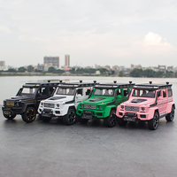 Voiture miniature en alliage moulé sous pression 1:32, modèle blanc, avec son et lumière, suspension des roues arrière, pour garçons, vente en gros G550