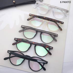 6 PANTO Montature per Occhiali in Acetato Italiano di Alta Qualità con Logo Personalizzato, Occhiali da Vista alla Moda Disponibili in Stock - Product Image 2