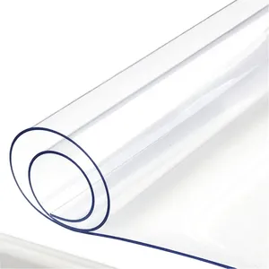 공장 가격 방진 투명 유연한 일반 투명 PVC 부드러운 필름 포장 필름 지퍼 가방 식탁보
