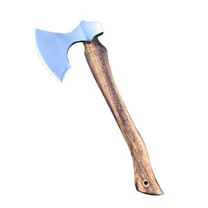 Ascia Multiuso per Giardinaggio, Taglio, Spaccatura, Escursionismo, Artigianato, Campeggio con Manico in <span class=keywords><strong>Legno</strong></span> - Product Image 5