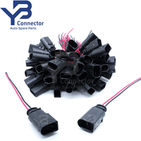 8D0973822  8D0 973 822 Konektor Sensor Otomatis 2 Pin Male Pigtail untuk VW Audi Seat & Skoda